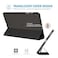 ProCase Cover for Galaxy Tab S6 Lite 104 Case 2024 2022 2020 with S Pen HolderSMP620P625P613P619P615P610 Trifold Stand Folio Soft TPU Translucent Back Cover Support Auto WakeSleep Black