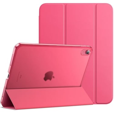 JETech Case for iPad A16 11th Generation 11 Inch 2025 iPad 10th Generation 109 Inch 2022 Slim Smart Cover with Hard PC Translucent Back Supports Touch ID Auto WakeSleep Pink
