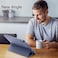Akkerds Compatible with iPad A16 11th Generation Case 11 Inch 2025 for iPad 10th Generation Case 109 Inch 2022 with Pencil Holder Slim Trifold Stand Protective Cover with Soft TPU Back Blue Gray
