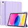 ProCase for iPad A16 11th Generation 11 Inch 2025 iPad 10th Generation 109 Inch 2022 Case with Pencil Holder Hybrid Cover with Soft TPU Back Supports Touch ID Auto WakeSleep Purple