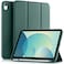 Akkerds Compatible with iPad A16 11th Generation Case 11 Inch 2025 for iPad 10th Generation Case 109 Inch 2022 with Pencil Holder Slim Trifold Stand Protective Cover with Soft TPU BackPine Green