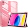 ProCase for iPad A16 11th Generation 11 Inch 202510th Generation 109 Inch 2022 Case with Pencil Holder Hybrid iPad 11 10 Case with Clear Back Supports Auto WakeSleep Lightpink