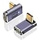 Poyiccot 240W USB C 90 Degree Adapter Up Down 90 Degree USB C Adapter40Gbps 8K60Hz Male to Female Type C Extender Compatible for iPad Notebook Galaxy S23 Thunderbolt 43 2Pack