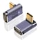 Poyiccot 240W USB C 90 Degree Adapter Up Down 90 Degree USB C Adapter40Gbps 8K60Hz Male to Female Type C Extender Compatible for iPad Notebook Galaxy S23 Thunderbolt 43 2Pack