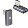 QIANRENON 90 Degree USB 31 Adapter Left Bend USB A Male to Female Coupler 10Gbps USB 31 Data Transfer Converter Connector for Power Bank Tablet Computer 2Pcs