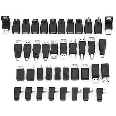 Lazmin USB Adapter Kit 40PCS Multiple USB20 Adapter Converter Connectors Compatible USB1110
