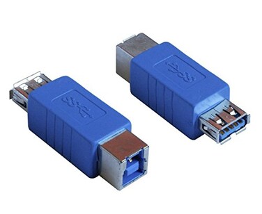 HTTX USB 30 Adapter Type A Female to Type B Female Connector Converter Adapter 2Pack