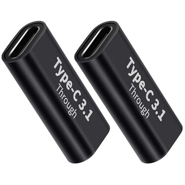 BOLS USB C FemaletoFemale Adapter2 pcs Supports Fast Charging and Data Transfer Extension up to 10GBbps Rate