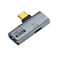 QIANRENON USB C 1 in 2 Charging OTG Adapter USB C Male to USB C Female USB32 Female 90 Angle Connector Same time USB C PD100W ChargingUSB32 10Gpbs TransferOTG for Phone Tablet Steam Deck