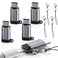 UWOXX 5 Pack USB C to Lightning Charge Adapter for iPhone 16 15 Lightning to USB C Adapter with Fast Charge Data Transfer for iPhone 16 15 Plus Pro Max Galaxy S24 S23 Pixel 8 7 6 iPad Pro Macbook Pro