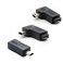 rgzhihuifz 90 Degree Left Right Angle Mini USB Male to Micro USB Female Connector Adapter 3Pack