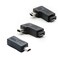 rgzhihuifz 90 Degree Left Right Angle Mini USB Male to Micro USB Female Connector Adapter 3Pack