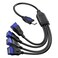 ANDTOBO USB 1 to 4 Splitter USB 20 Y Splitter Charger Cable USB 1 Male to 4 Female Power Cord Extension Hub Cable for PCPS4MacBookLaptopTVLED EtcNavy