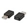 ELECTOP 2 Pack USB 20 A Male to USB B Mini 5 Pin Female Adapter Converter