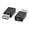 ELECTOP 2 Pack USB 20 A Female to USB Micro Female Adapter Converter