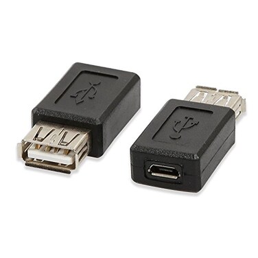 ELECTOP 2 Pack USB 20 A Female to USB Micro Female Adapter Converter