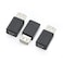 rgzhihuifz 3 Pack USB 20 A Female to USB B Mini 5 Pin Female Adapter Converter