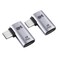 Cable Matters 2Pack 40Gbps Flat Right Angle USB C Adapter Up to 4K240Hz Video 240W Charging 40Gbps Data Transfer 90 Degree USB C Adapter Compatible with Thunderbolt 4 iPhone 16 Steam Deck
