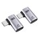 Cable Matters 2Pack 40Gbps Flat Right Angle USB C Adapter Up to 4K240Hz Video 240W Charging 40Gbps Data Transfer 90 Degree USB C Adapter Compatible with Thunderbolt 4 iPhone 16 Steam Deck