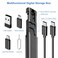 Kinizuxi Multi USB Charging Adapter Cable Conversion Set USB A to Type C Lightning Adapter 60W Fast Charging Data Transfer Cable