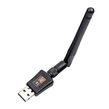 10Gtek USB WiFi Adapter for PC AC600M USB Wifi Dongle 80211ac Wireless Network Adapter with Dual Band 24GHz5Ghz High Gain 2dbi Antenna for Desktop Laptop Support Windows MAC OS Linux