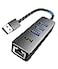 uni USB to Ethernet Adapter USB 30 Hub with 1001000 Mbps RJ45 Ethernet Driver Free Sturdy Aluminum 4in1 USBA to LAN Network Adapter Compatible with iMac PC Chromebook Laptops and More
