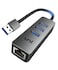 uni USB to Ethernet Adapter USB 30 Hub with 1001000 Mbps RJ45 Ethernet Driver Free Sturdy Aluminum 4in1 USBA to LAN Network Adapter Compatible with iMac PC Chromebook Laptops and More