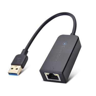Cable Matters Plug Play USB to Ethernet Adapter with PXE MAC Address Clone Support USB30 to Gigabit Network Ethernet to USB Adapter for Laptop Supporting 101001000Mbps