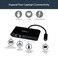 StarTech.com StarTechcom USB C to Ethernet Adapter 3 Port with Power Delivery USB PD Power Pass Through Charging USB C Adapter US1GC303APD Black
