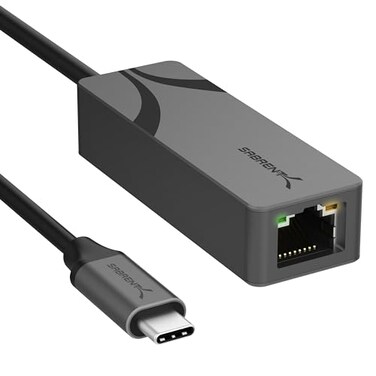 SABRENT USBC to 25Gbps Ethernet Adapter Aluminum USBC to RJ45 Network Adapter for MacBook ProAir iPad Pro 2018 Later Windows Linux NT25GA
