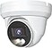 Marquis 4MP PoE IP Turret Dome Camera with Audio IP Security Camera Outdoor Rated Waterproof IP66 108 Wide Angle 28mm Lens NDAA Compliant Color Night