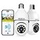 WESECUU Light Bulb Security Camera 5G 24GHz WiFi 2K Security Cameras Wireless Outdoor Motion Detection and AlarmTwoWay TalkColor Night VisionHuman Detection Bulb Camera Compatible with Alexa