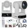 PTZOptics Move 4K SDIHDMIUSBIP PTZ Camera with 30x Optical Zoom White PT30X4KWHG3 Lens Cleaning Kit HDMI Cable Ethernet Cable Color Wire Ties