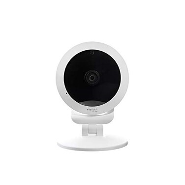 Vivitar IPC117 1080p Full HD WiFi Smart IP Camera with 360 Degree View Angle Lens White IPC117WHT