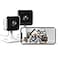 GNCC 2K Indoor Security Camera 2 Packs Cameras for Home Security WiFi Cameras MotionSound Detection Night Vision 2Way Audio RealTime Alert Cloud SD Card Storage 24G WiFi Only