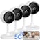 litokam Indoor Cameras for Home Security with Night Vision Pet Camera with Phone App WiFi Home Security Camara Baby Monitor Work with Alexa Motion Detection 2 Pack 4MP
