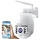 FOSCAM SD4 2k 4MP Outdoor Security Camera 5G24GHz WiFi PTZ IP Surveillance Camera with 4X Optical Zoom Smart AI Human Detection 2Way Audio 165ft Night Vision CMOS Image Sensor IP66