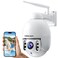 FOSCAM SD4 2k 4MP Outdoor Security Camera 5G24GHz WiFi PTZ IP Surveillance Camera with 4X Optical Zoom Smart AI Human Detection 2Way Audio 165ft Night Vision CMOS Image Sensor IP66