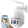 FOSCAM SD4 2k 4MP Outdoor Security Camera 5G24GHz WiFi PTZ IP Surveillance Camera with 4X Optical Zoom Smart AI Human Detection 2Way Audio 165ft Night Vision CMOS Image Sensor IP66