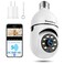 Noonkey 2K3MP Light Bulb Security Camera 5G 24GHz WiFi Alexa E27 360 Light Socket Camera for Outdoor Wireless WiFi Home IP Camera with Motion Tracking Alarm Color Night VisionTwoWay Talk
