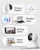 blurams 5G Cameras for Home Security 2K Pet Camera with Phone App 360 PTZ Indoor Camera wDualBand WiFi6 Free HumanMotionSound Detection 2Way Talk Night Vision Compatible with Alexa 2Pack