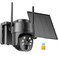 KKB 4G LTE Cellular Security Camera No WiFi Security Camera Outdoor Builtin SIM Card Unlimited Data Plan Solar Powered 2K Wireless Cam Color Night Vision PIR Motion Sensor 355 View 2 Way Talk