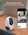 VIRTAVO XD1 Indoor Security WiFi Camera No Subscription Required DualLens 360 PTZ Baby Monitor Pet Cam Motion Tracking 2Way Audio Night VisionOptional CloudSD Storage Phone App Wired