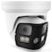 Real HD 8MP 4K Dual Lens Poe IP Security Camera 180 Degree Panoramic Wide Angle Full Color Night Vision H265 IP66 Metal Housing NDAA Compliant