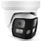 Real HD 8MP 4K Dual Lens Poe IP Security Camera 180 Degree Panoramic Wide Angle Full Color Night Vision H265 IP66 Metal Housing NDAA Compliant