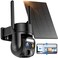 hawkray cams Hawkray Pannel Solar Wireless Outdoor Security Camera DualLens 10xZoom 2K Resolution 3MP 360PanTilt245G WiFi Battery Powered Camera with Spotlight Alarm PIR Motion Detection