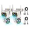 ESCANU Dual Lens Cameras for Home Security24G5G PTZ Outdoor Plugin CameraMotion TrackingNight Vision247 Continous RecordingWork With NVRDVR Surveillance SystemWeather ProofSDCloud Storage