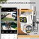 ESCANU Dual Lens Cameras for Home Security24G5G PTZ Outdoor Plugin CameraMotion TrackingNight Vision247 Continous RecordingWork With NVRDVR Surveillance SystemWeather ProofSDCloud Storage