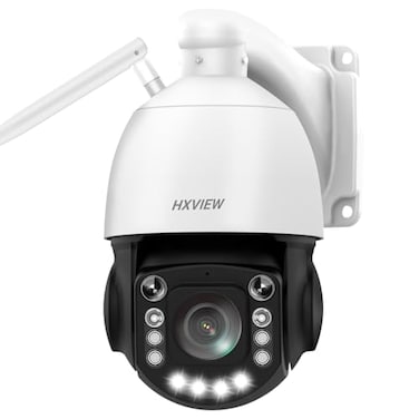HXVIEW 4K PTZ Security Camera Outdoor with 50X Optical Zoom HighSpeed 360 Pan 90 Tilt 8MP WiFi Camera with 1200FT IR Night Vision Auto Tracking PersonVehiclePet Detection RTSP