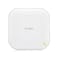 Zyxel WiFi 6 AX3000 Wireless Access Point 25GbE Mesh MUMIMO WPA3PSK Security Cloud App or Direct Management PoE or AC Powered Adapter Included TAA Compliant NWA50AXPRO